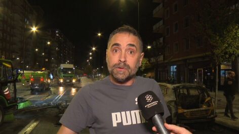 Denis muestra su enfado por los disturbios en Bilbao