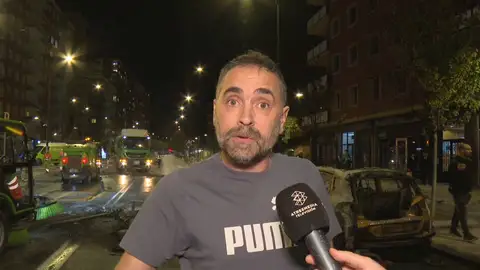 Denis muestra su enfado por los disturbios en Bilbao Denis muestra su enfado por los disturbios en Bilbao
