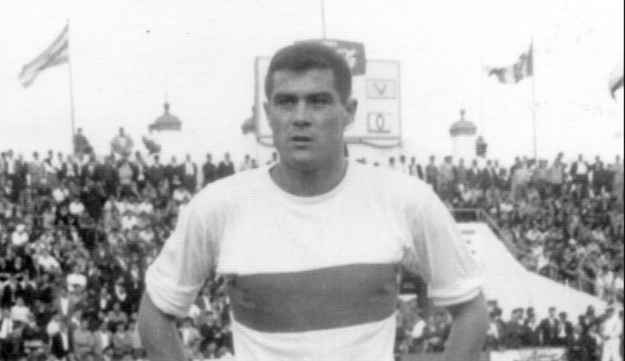 Alberto Molina, en un partido con el CD Tenerife 