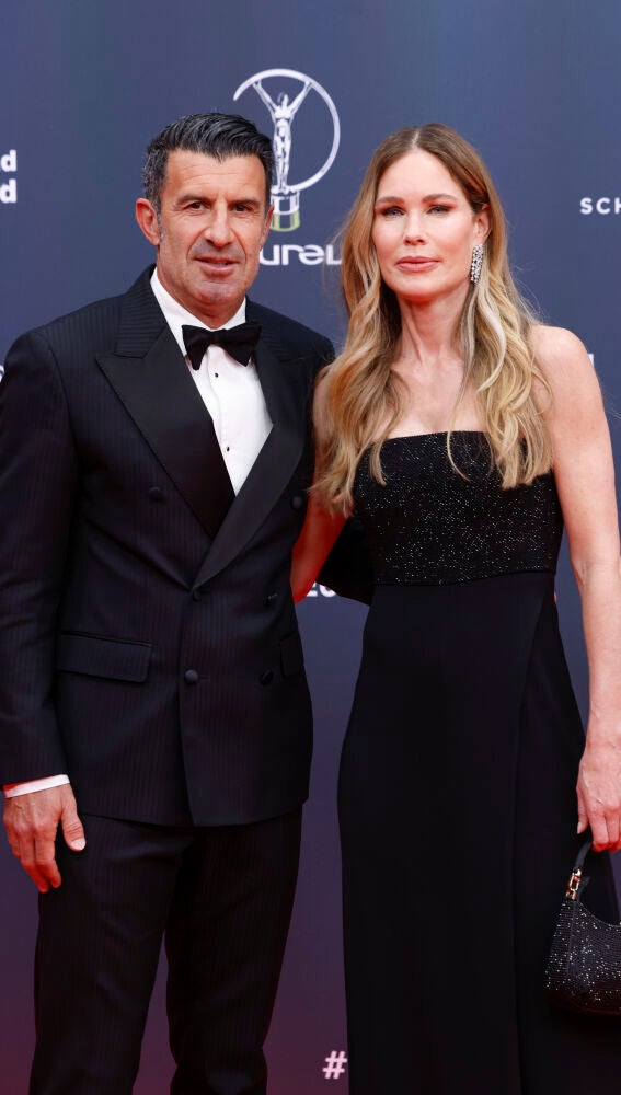 Luís Figo y Helen Svedin