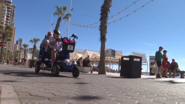 Imagen de una silla autopropulsada en Benidorm
