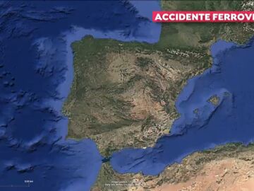 Este es el punto donde se ha producido el accidente de trenes en Toledo