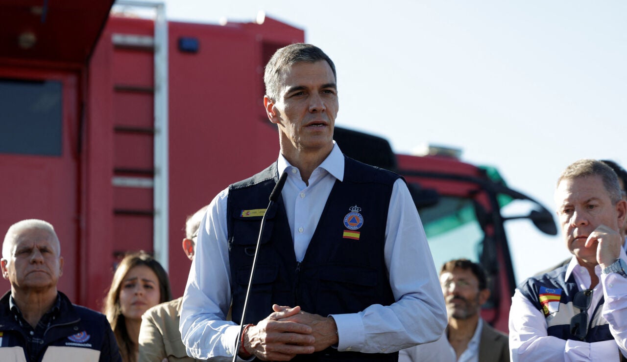 Pedro S&aacute;nchez comparece entre las localidades de Mora y Orgaz, en Toledo