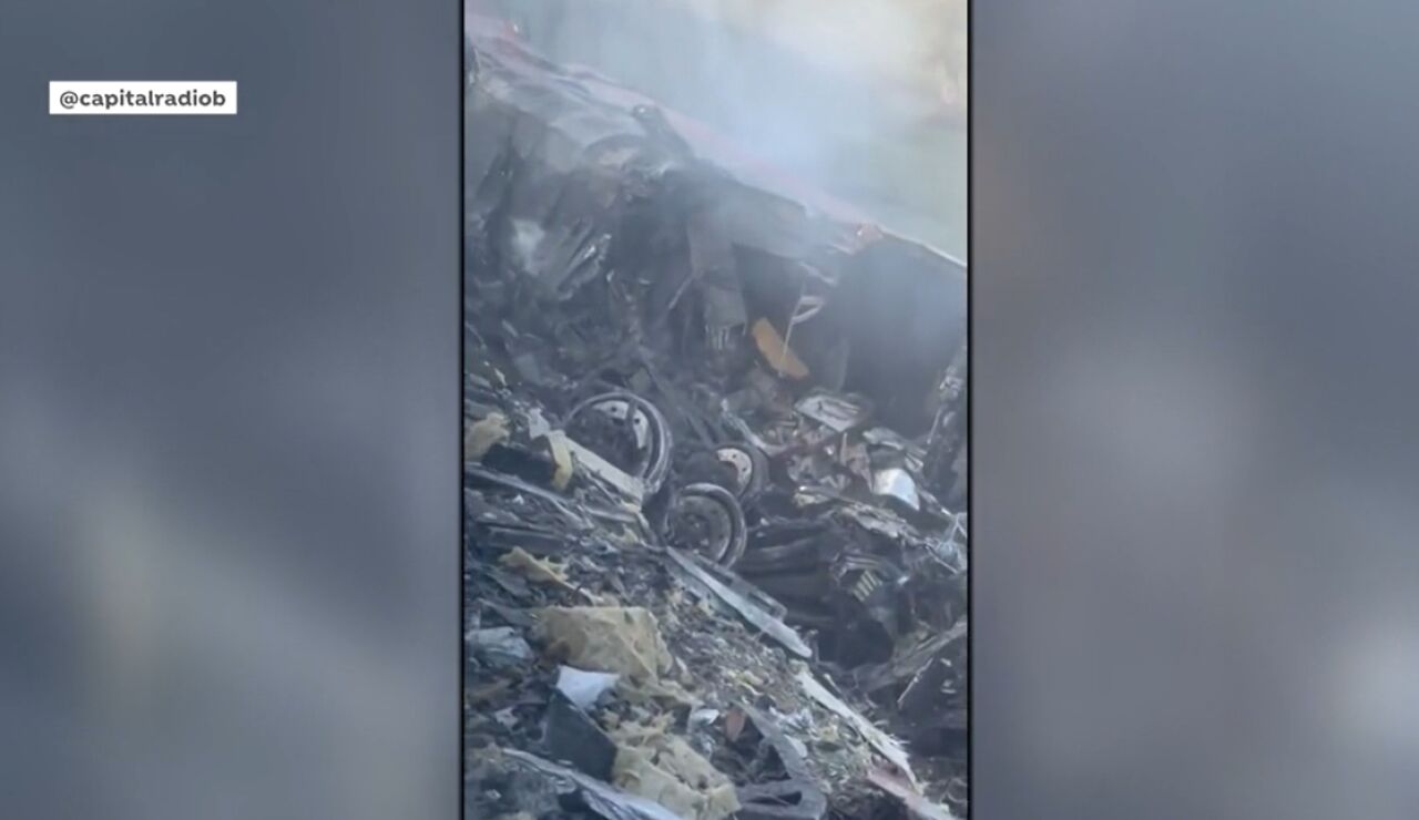 Primeras im&aacute;genes del accidente de Los Y&eacute;benes
