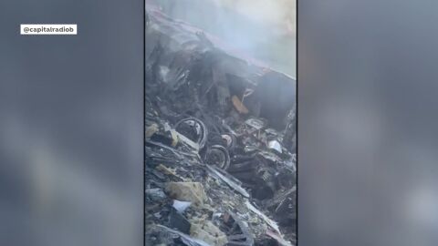 Primeras im&aacute;genes del accidente de Los Y&eacute;benes