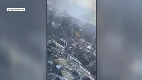 Primeras imágenes del accidente de Los Yébenes Primeras imágenes del accidente de Los Yébenes