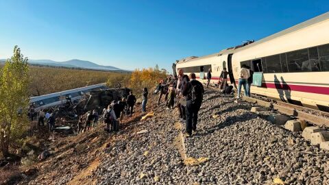 Choque de trenes en Los Y&eacute;benes (Toledo)