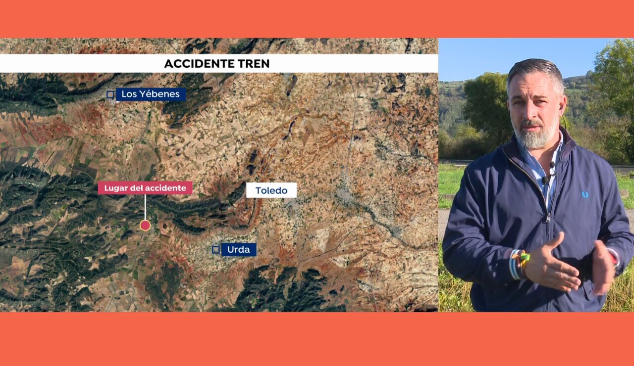 Santiago Abascal, sobre el accidente de tren