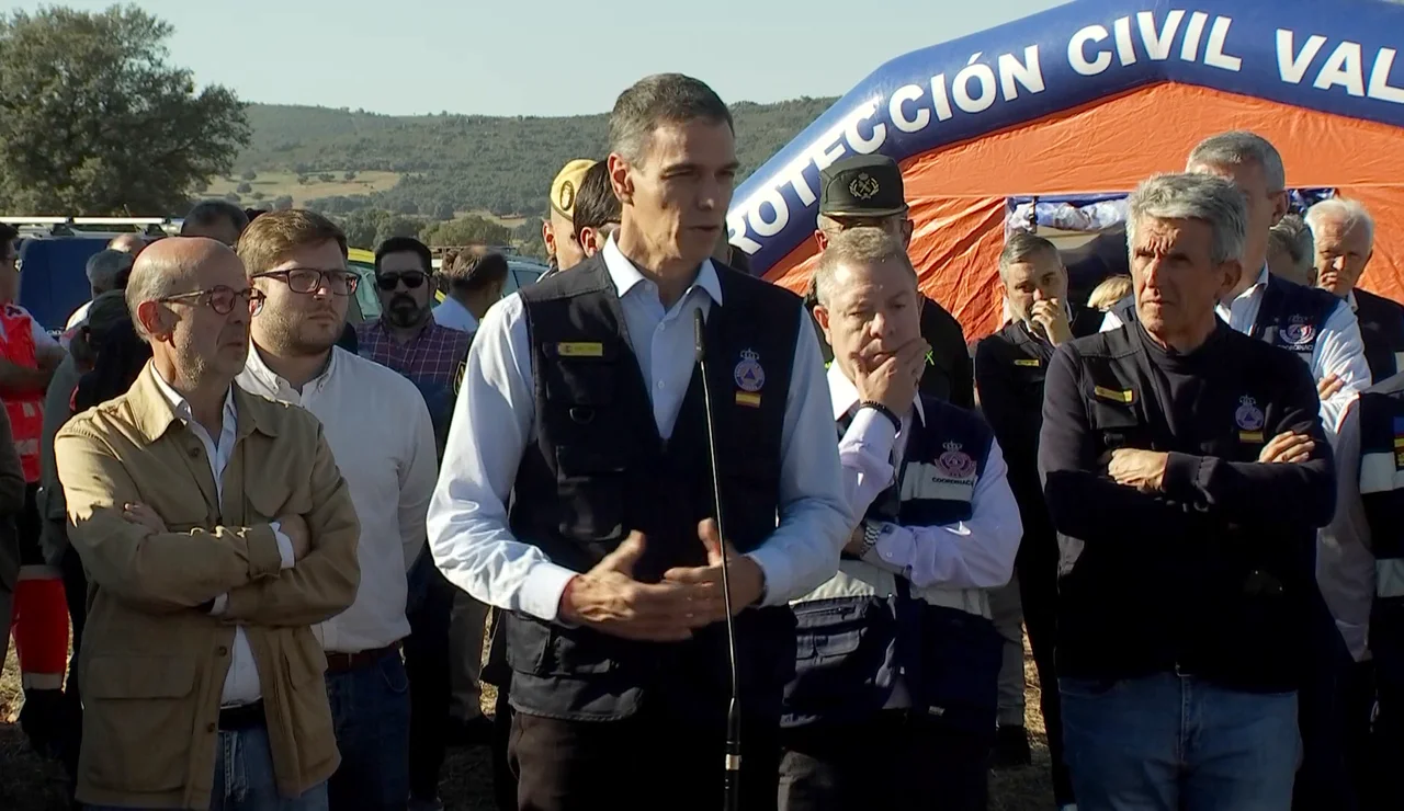 Pedro Sánchez, en Urda (Toledo)