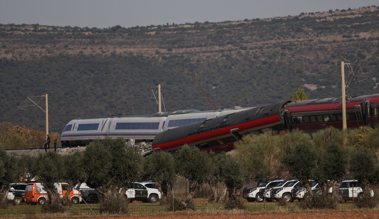 Imagen de los trenes accidentados en Toledo