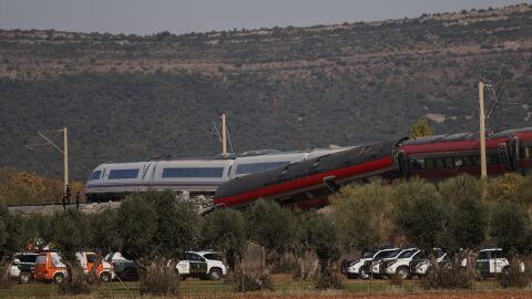 Imagen de los trenes accidentados en Toledo