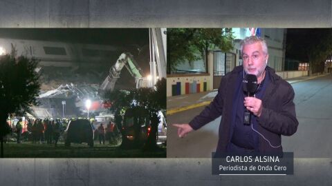 Carlos Alsina, visiblemente emocionado, cuenta c&oacute;mo se ha vivido la tragedia ferroviaria desde Urda, Toledo