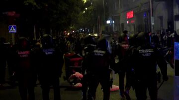 Cargas policiales en Madrid