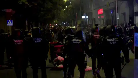 Cargas policiales en Madrid Cargas policiales en Madrid