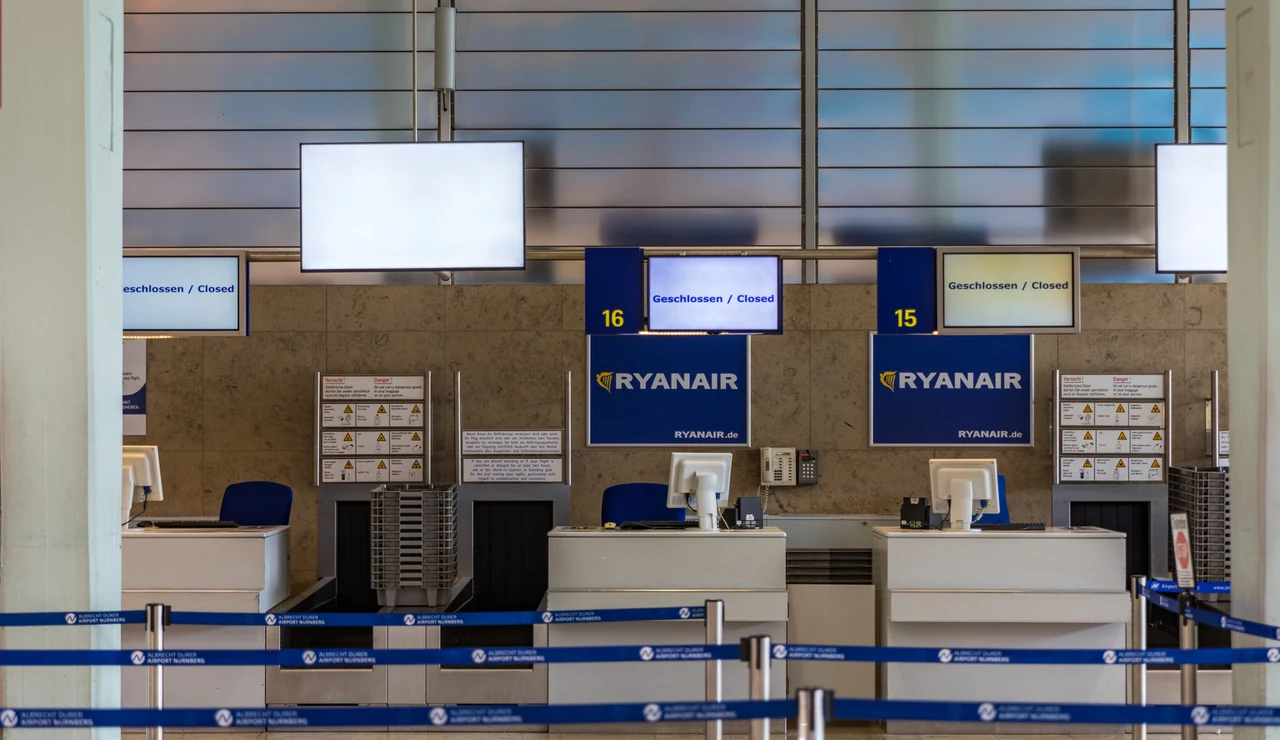Mostradores de facturación de Ryanair