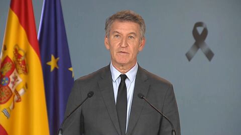 Comparecencia de Alberto N&uacute;&ntilde;ez Feij&oacute;o tras la tragedia ferroviaria en Toledo