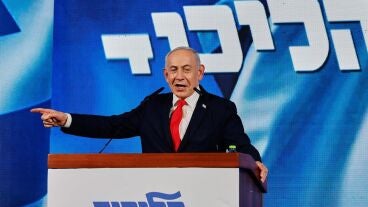 Netanyahu reivindica una "mayor&iacute;a decisiva" de la derecha en Israel y rechaza pactar con partidos &aacute;rabes