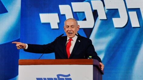 Netanyahu reivindica una "mayor&iacute;a decisiva" de la derecha en Israel y rechaza pactar con partidos &aacute;rabes