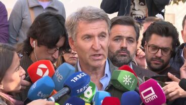 Feij&oacute;o comparece ante los medios en Urda
