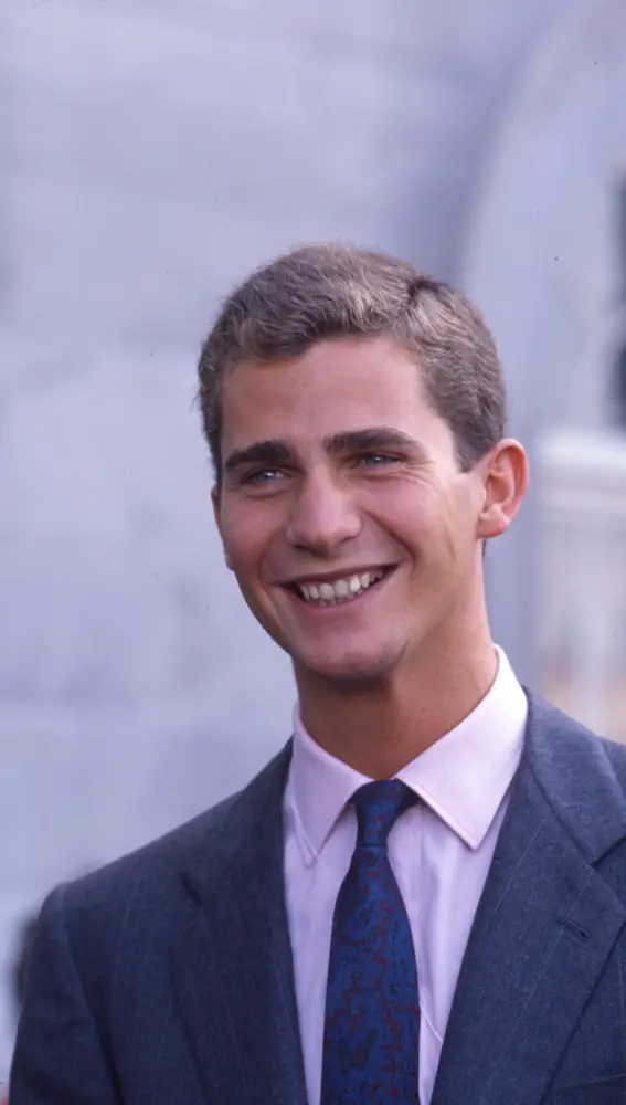 Felipe de Borbón en 1989, con 21 años Felipe de Borbón en 1989, con 21 años