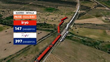 V&Iacute;DEO: Recreaci&oacute;n en 3D del accidente de los trenes AVE e Iryo en Toledo