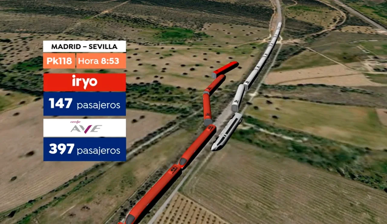 VÍDEO: Recreación en 3D del accidente de los trenes AVE e Iryo en Toledo