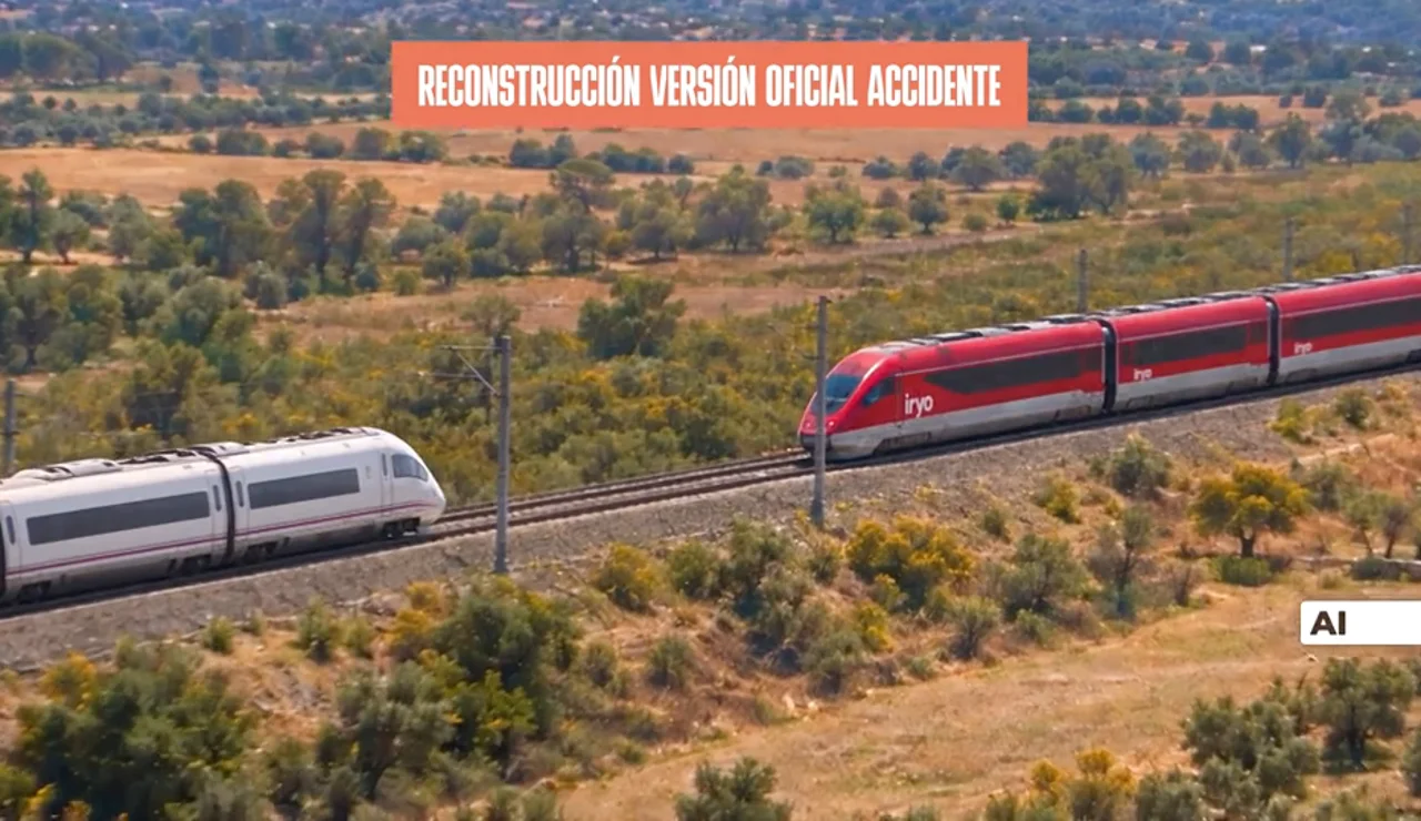 VÍDEO: Recreación con IA del accidente de los trenes AVE e Iryo en Toledo