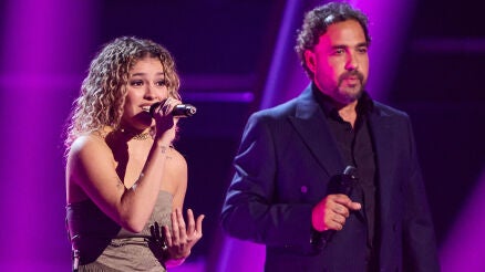Marta y Jhonatan en La Voz