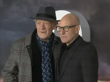 Ian McKellen y Patrick Stewart Ian McKellen y Patrick Stewart