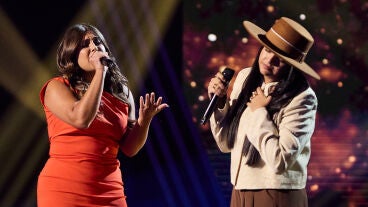 Luc&iacute;a y Adriana en La Voz