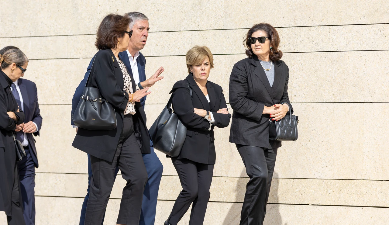 Soraya Sáenz de Santamaría, en el velatorio de Fátima Báñez