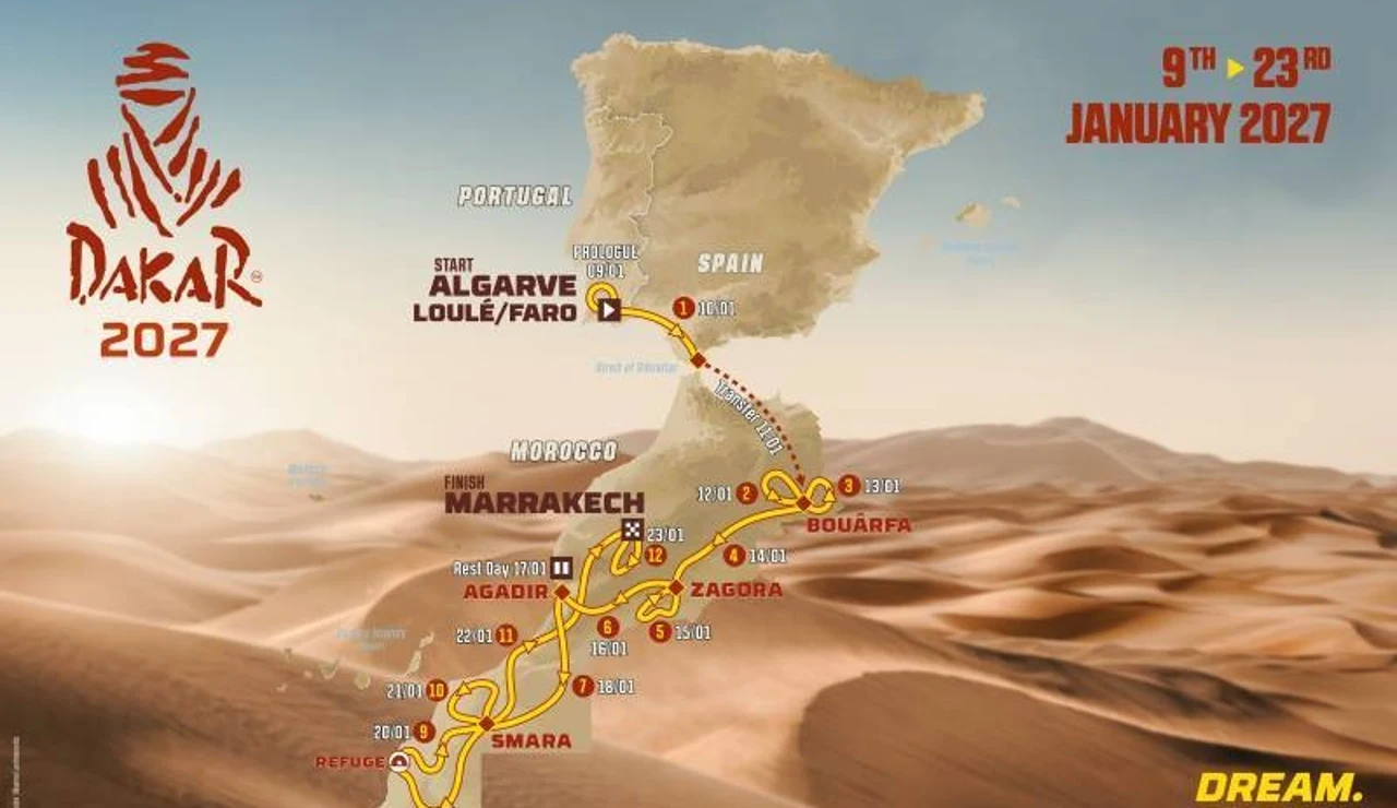 El recorrido del Rally Dakar 2027
