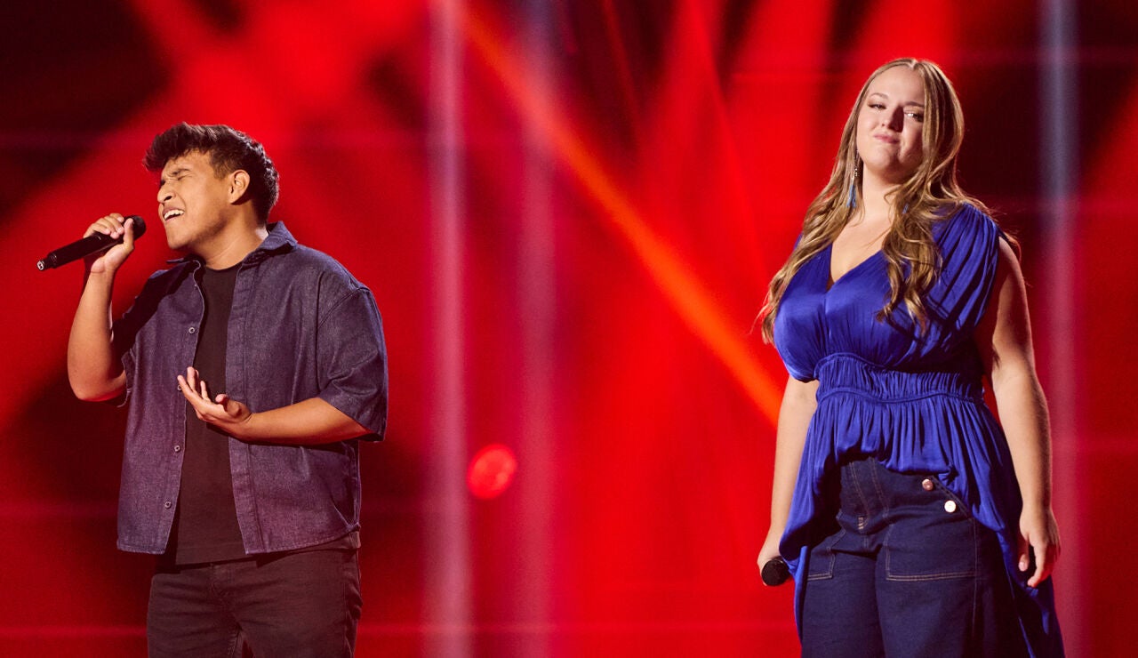 Jhon y Mariona en La Voz