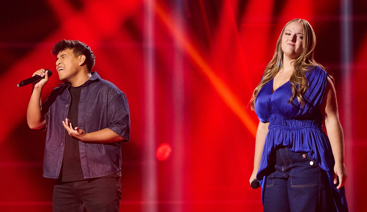 Jhon y Mariona en La Voz