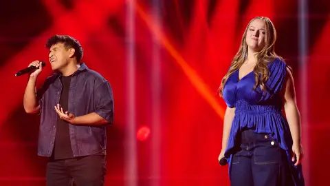 Jhon y Mariona en La Voz Jhon y Mariona en La Voz