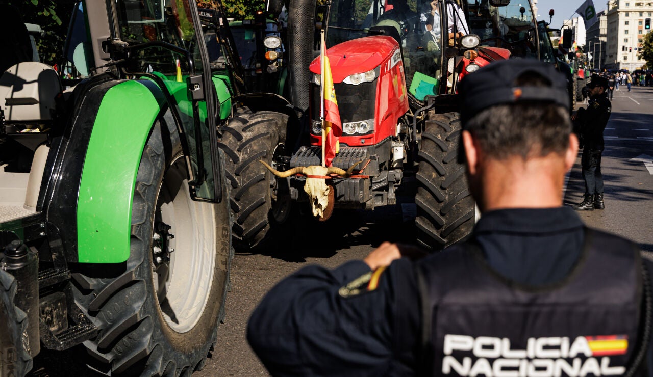 Imagen de archivo de una tractorada.