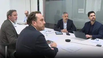 El vicesecretario de Hacienda, Vivienda e Infraestructuras del PP, Juan Bravo, se reúne por videoconferencia con consejeros de Infraestructuras de los gobiernos autonómicos del PP. El vicesecretario de Hacienda, Vivienda e Infraestructuras del PP, Juan Bravo, se reúne por videoconferencia con consejeros de Infraestructuras de los gobiernos autonómicos del PP.